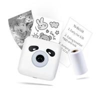 LFPERT Impresora térmica portátil TP6S - Mini impresora de calcomanías Bluetooth para iPhone y Android, impresora inalámbrica de bolsillo para notas escolares, diario, bricolaje, regalos para niños