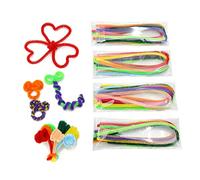 LfrXtra 100 Limpiadores Tuberías En Todos Los Colores del Rainbow Chenille Talls Twist Sticks Ideales para Proyectos Artesanías Bricolaje