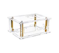 LfrXtra Home, funda acrílica para placa K2B que ofrece un montaje seguro y fácil acceso a las interfaces