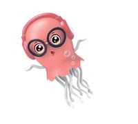 LfrXtra Medusas Creativas Bailando Musical con Pilas para Evitar Obstáculos Música Eléctrica Juguete De Regalo Seguro Niños Juguete De Desarrollo Sensorial Niños