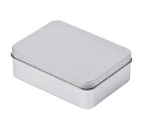 LfrXtra Rectangle Metal Card Box Juego Cartas Contenedor Joyería Estuche Almacenamiento Empaca Juego Póker Caja Almacenamiento Tarjetas Póker Vacías