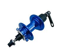 LFSPHQEC Mountain Road Bike Rear Hub 24/28/32/36 Hole 5 Bearings 6 Pawls 120 Click Disc Brake Quick Release(QR) HG for 7/8/9/10/11/12 Speed Cassette(Blue 24 Holes Quick-Release)