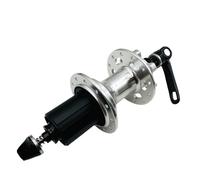 LFSPHQEC Mountain Road Bike Rear Hub 24/28/32/36 Hole 5 Bearings 6 Pawls 120 Click Disc Brake Quick Release(QR) HG for 7/8/9/10/11/12 Speed Cassette(Silver Quick-Release 24 Holes)
