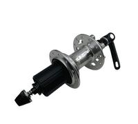LFSPHQEC Mountain Road Bike Rear Hub 24/28/32/36 Hole 5 Bearings 6 Pawls 120 Click Disc Brake Quick Release(QR) HG for 7/8/9/10/11/12 Speed Cassette(Titanium 28 Holes Quick-Release)