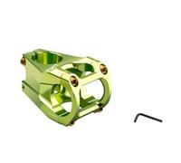 LFSPHQEC Vástago de Bicicleta de montaña de aleación de Aluminio, Manillar Corto de 31,8/35x45mm for Freeride de Descenso en Todas Las montañas(Fluorescent Green 31.8x45mm)