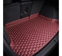 LFSYYD Alfombrilla Maletero Coche para Hyundai i30 Fastback 3 (III) PD N-Line I 2017-2024, Cuero Tronco Bandeja Protectora Funda Maletero Impermeable Antideslizante Accesorios,F/Red and White