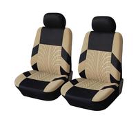 LFSYYD Coche Fundas Asientos para Mitsubishi Pajero pinin 1998-2006,Delanteros Seat Cover Protector Cubreasientos Transpirable Antideslizantes Accesorios Interior,D/Beige