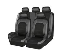 LFSYYD Coche Juegos Cubreasientos para Nissan Navara D22 Navara D40 Navara Np300, Protectores Asientos Delanteros y Traseros Ajustable Impermeable Universales Accesorios,D/Gray