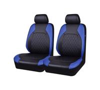 LFSYYD Fundas Asientos Coche Cuero para Dacia Duster 2018-2024, Protector de Asiento Delantero Impermeables Juegos De Cubreasientos Interior Accesorios,C/Blue