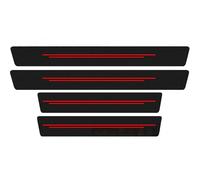 LFUPING 4 Piezas Protector Umbral Puerta Coche para Audi RS 3 2017-2020 2022-2024, Pegatina para Umbral Coche Tira Umbral AntiarañAzos Fibra Carbono,C