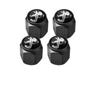 LFWCZS Coche Tapones de Válvula para Peugeot 2008,Tapas de Válvula de Neumático Tapas De Vástago Tapas de Polvo de Rueda para Ruedas de Coche, Motocicleta Neumáticos y Llantas Accesorios,Black-A