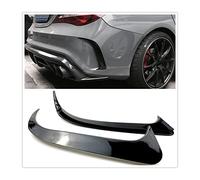 LFYEQZ Coche Difusor Parachoques Trasero Alerón Lateral Splitter Salida Aire Lateral Embellecedores Delantales Flaps Canard para M&ercedes para B&ENZ W117 CLA200 CLA45 2014-2018(Glossy Black)
