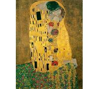 LFYNIORS Kit Punto De Cruz Impreso Famosa Pintura Al Óleo，El Beso 14Ct Bordado En Cruz Completo Con Hilo Y Tela Impreso Para Adultos Niños Principiantes 40x50cm