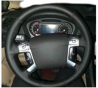 LFZDFSD Funda para Volante de Coche Cosida a Mano para Ford Mondeo 2007-2014 para Galaxy 2006-2015 Funda para Volante de Coche