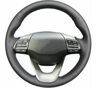 LFZDFSD Funda para Volante de Coche Cosida a Mano para Hyundai para Kona 2017 2018 2019 Funda para Volante de Coche
