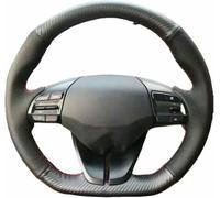 LFZDFSD Funda para Volante de Coche Cosida a Mano para Hyundai para Veloster Elantra I30 2017-2020 Funda para Volante de Coche