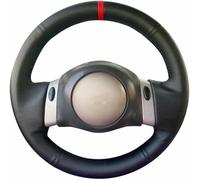 LFZDFSD Funda para Volante de Coche Cosida a Mano para Mini R50 R53 R60 Coupe 2001-2006 Funda para Volante de Coche