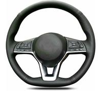 LFZDFSD Funda para Volante de Coche Cosida a Mano para Nissan para Leaf 2018 para Rogue 2017-2019 Funda para Volante de Coche