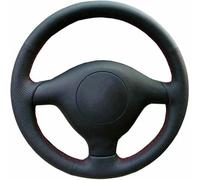 LFZDFSD Funda para Volante de Coche Cosida a Mano para Seat para Leon 1999-2004 para Polo 1999-2002 Funda para Volante de Coche