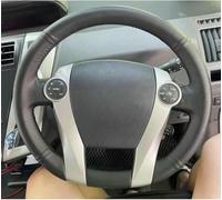LFZDFSD Funda para Volante de Coche Cosida a Mano para Toyota Prius 30 XW30 2009-2015 Funda para Volante de Coche