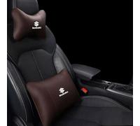 LFZNB Cojín ergonómico para Asiento de Coche con Espuma viscoelástica y Soporte para el Cuello y la Espalda para Suzuki .,Brown