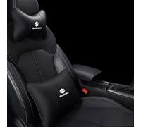 LFZNB Cojín ergonómico para Asiento de Coche con Espuma viscoelástica y Soporte para el Cuello y la Espalda para Suzuki .,Black