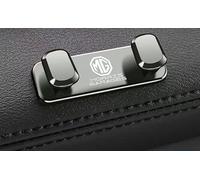 LFZNB Estante de Almacenamiento para Coche con Doble Gancho,Gancho Adhesivo para vehículo con Cable USB y Organizador de Doble Gancho, Apto para Accesorios de Coche MG5/6/7.,Black