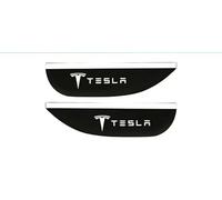 LFZNB Juego de Fundas Impermeables para Espejos retrovisores de Coche de Doble Cara. Fundas Protectoras Impermeables y Resistentes al Viento. Apto para Tesla.