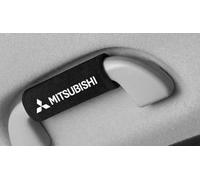 LFZNB Protector de Manilla de Puerta, Tejido de Pelo Corto, Resistente al Polvo y a los arañazos, Duradero, Funda para Freno de Mano, Apto para Modelos Mitsubishi Lancer.,Black