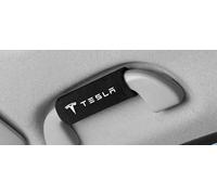 LFZNB Protector de Manilla de Puerta, Tejido de Pelo Corto, Resistente al Polvo y a los arañazos, Duradero, Funda para Freno de Mano, Apto para Modelos Tesla Model Y.,Black