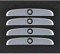 LFZNB Protector Universal para el retrovisor y el Parachoques, Almohadilla Protectora, película Protectora de Fibra de Carbono para el Parachoques del Coche, Apto para Modelos MG HS.,Silver