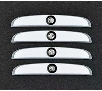 LFZNB Protector Universal para el retrovisor y el Parachoques, Almohadilla Protectora, película Protectora de Fibra de Carbono para el Parachoques del Coche, Apto para Modelos MG5/6/7.,White