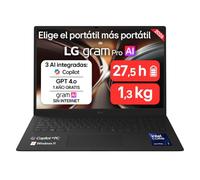 Portatil lg gram pro 17z90u - g u7 - 355 - 32gb - ssd 1tb - 17 pulgadas - w11h (17Z90U-G.AU88BN)