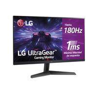 LG 24GS60F-B - Monitor Gaming Ultragear, 24", IPS, 1920x1080, 16:9, 180 Hz, 1 ms/G-Sync Compatible/FreeSync/HDR10, No Curvo, Inclinación Ajustable, Negro