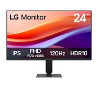 LG 24U411A-B Monitor de computadora IPS Full HD (1920 x 1080) de 24 Pulgadas, 120 Hz, HDR10, Modo de Lectura, Seguro para Parpadeo, HDMI, Base de Soporte Delgada, Negro