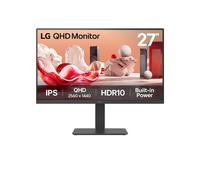 LG 27BA45QB-B, 68,6 cm (27"), 2560 x 1440 Pixeles, 2K, LCD, 5 ms, Schwarz