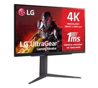 LG 27GR93U-B - Monitor Gaming Ultragear, 27", IPS, 3840x2160, 16:9, 1 ms/NVIDIA G-Sync/AMD FreeSync Premium/Hexagon Lighting, No Curvo, No Pivotable, Negro