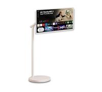 LG 27LX6TDGA - Smart Monitor StanbyMe 2, 27" QHD táctil, Smart TV Portátil, 2025, webOS 24 con IA, Dolby Vision y Dolby Atmos, 4h Batería, Peana con Ruedas, Portal Gaming, Beige