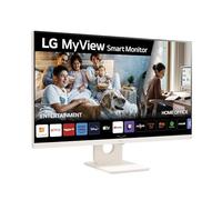 LG 27SR50F-W - Smart Monitor, 27", Pantalla IPS, Full HD, webOS 23, (1920x1080), 16:9, Sin Cámara, ThinQ App, HDMI 2EA, Blanco