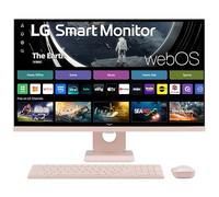 LG 27SR5BF-P Monitor inteligente FHD de 27 pulgadas (1920 x 1080) con transmisión de TV, webOS, teclado inalámbrico, mouse, HDR10, visualización IPS, webOS, altavoz, aplicación ThinQ, control remoto