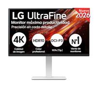 LG 27US50Z-W - Monitor Ultrafine 27'', Panel IPS, 4K UHD (3840 x 2160), 60 Hz, HDR10, 5 ms (GtG), DCI-P3 90%, Ajuste en Inclinación (Eje Horizontal), Negro
