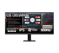 LG 29U511A-B - Monitor UltraWide 29" (2560x1080), 21:9, Panel IPS UWFHD, HDR10, 100Hz, 5ms (GtG), Super Resolution+, Negro con Textura, FlickerSafe, Dual Controller, Inclinación Ajustable, Multitarea