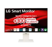 LG 32SR83U-W - Smart Monitor MyView, 32", Pantalla IPS, 3840x2160, IPS, (16:9), webOS23, 300 nits, con Mando, Sin Cámara, Inclinación Ajustable, Blanco
