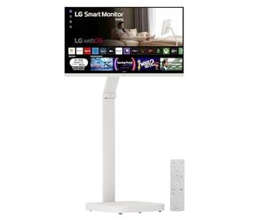 LG 32U721SAW-W - Smart Monitor Swing 32", Especial Cine & Streaming, 4K UHD (3840 x 2160), VA, webOS24, USB Tipo-C, Peana Swing Portátil y Flexible, Mando Magic Pointer Remote, App ThinQ, Blanco