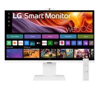 LG 32U850SA-W - Smart Monitor 32", Panel IPS, UHD (3840 x 2160), 60Hz, 5ms (GtG), WebOS 24, DCI-P3 95%, Ajuste en Inclinación (Eje Horizontal), Blanco