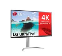 LG 32UN650-W - Monitor UltraFine 4K UHD 32 pulgadas, Panel IPS: 3840x2160, HDMIx2, DisplayPortx1, 16:9, 1000:1, 350nit, 60Hz, 5ms, HDR10, Conectividad Universal, Inclinación Ajustable, Color Plata