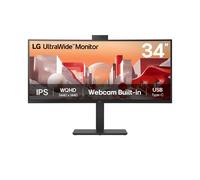 LG 34BA85QE-B pantalla para PC 86,4 cm (34") 3440 x 1440 Pixeles Wide Quad HD LCD Negro