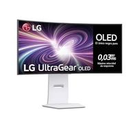 LG 34GS95QE-W - Monitor Gaming Ultragear, 34", OLED WQHD, (3440x1440), 21:9, 240 Hz, 0,03 ms, Clasificación F, Tecnología Micro Lens Array +, DisplayHDR True Black 400, Blanco