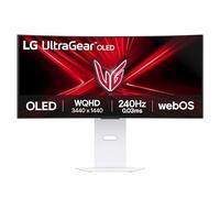 LG 34GX90SA-W.AEU, Monitor Gaming Ultragear 34", 3440 x 1440, 240 Hz, OLED Curvo 800R, WQHD, < 1ms, G-Sync Compatible y FreeSync Premium, DCI-P3 98,5%