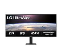 LG 34U511A-B.AEU, Monitor Gaming UltraWide 34", Curvo, Panel IPS, UWFHD (2560 x 1080), 100 Hz, Ultrapanorámico 21:9, Negro con Textura, sRGB 99%, Ajuste en Inclinación (Eje Horizontal)